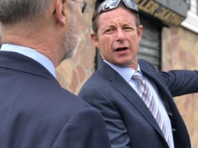 Lenfest describes the site to Gov. Wolf