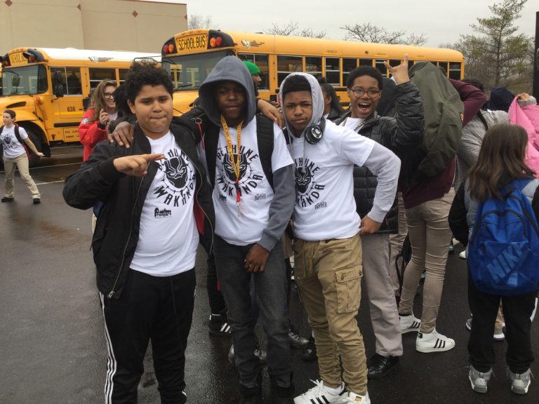 WHYY Reports on Bethune Elementary’s Black Panther Trip