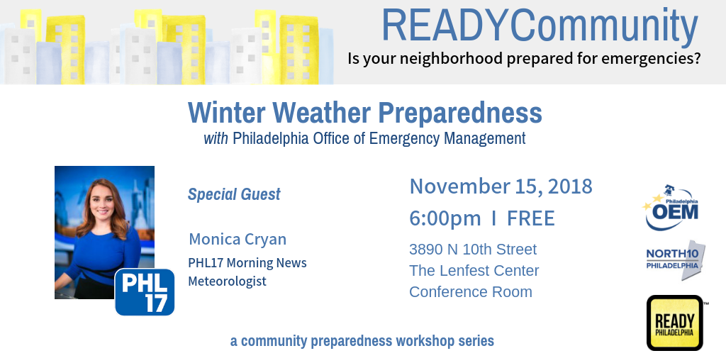 Winter Weather Preparation Workshop with #READYPhilly