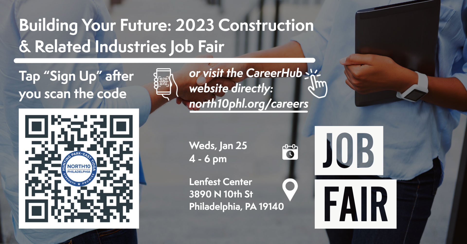 Building Your Future 2023 Construction & Related Industries Job Fair